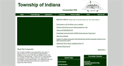 Desktop Screenshot of indianatownship.com