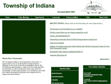 Tablet Screenshot of indianatownship.com